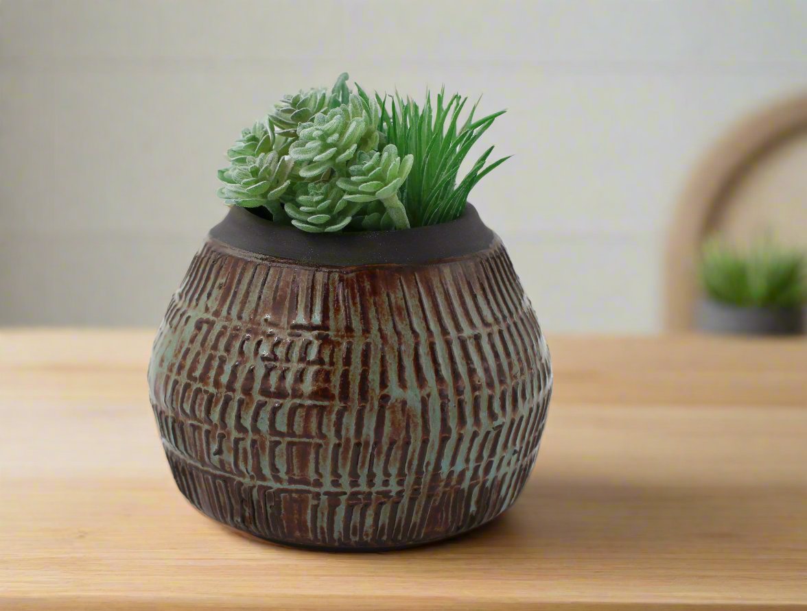 Textured planter