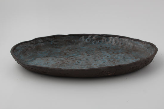 Sea urchin textured serving platter